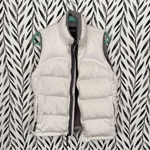 North Face puffer vest, women’s medium